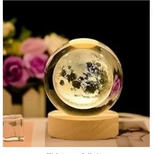 Moon crystal ball night lamp